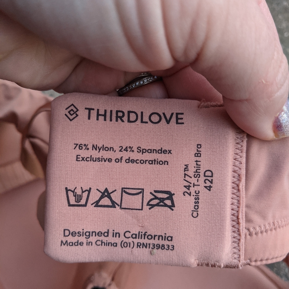 Thirdlove Classic T-Shirt Bra Burnt Orange 42d View 3